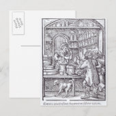 Carte Postale L'Apothecaire, publié par Hartman Schopper (Devant / Derrière)