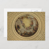 Carte Postale L'apothéose de Washington Capitol Rotunda (Devant / Derrière)
