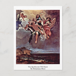 Carte Postale L'Apothéose D'Un Saint Par Sebastiano Ricci