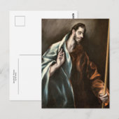 Carte Postale L'apôtre St. Thomas par El Greco (Devant / Derrière)