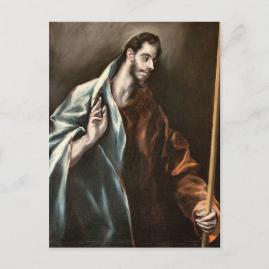 Carte Postale L'apôtre St. Thomas par El Greco (Devant)
