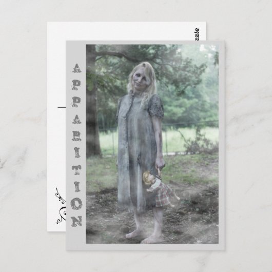 Carte Postale L'Apparition (Devant / Derrière)