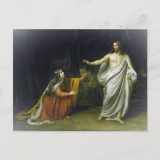 Carte Postale L'apparition du Christ à Marie-Madeleine par Ivano (Devant)