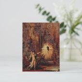 Carte postale : "L'Apparition [Fantôme]" (Debout devant)