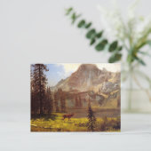 Carte Postale L'Appel de la forêt par Albert Bierstadt 1876–77 (Debout devant)