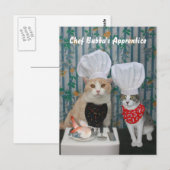 Carte Postale L'apprenti de Bubba de chef (Devant / Derrière)