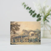 Carte Postale L'approche de l'empereur de Chine (Debout devant)