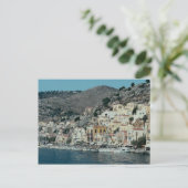 Carte Postale L'approche du port de Symi Island, Dodecan (Debout devant)