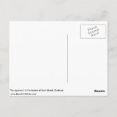 Carte Postale L'approche du port de Symi Island, Dodecan (Dos)