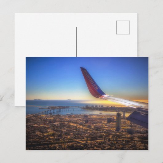 Carte Postale L'approche finale (Devant / Derrière)