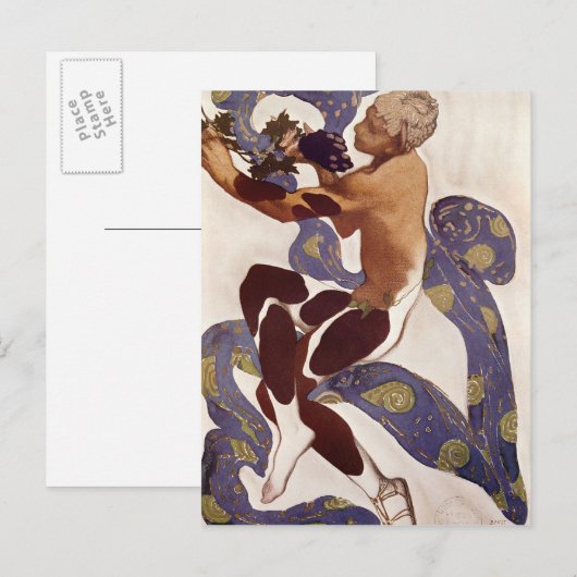 Carte Postale L'Apres Midi d'un Faune' (Devant / Derrière)