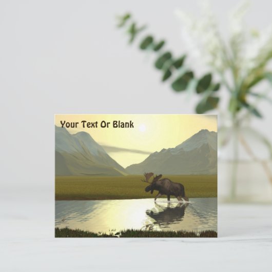 Carte Postale L'après-midi Moose (Debout devant)