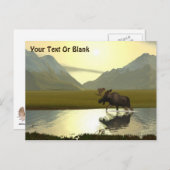 Carte Postale L'après-midi Moose (Devant / Derrière)