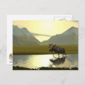 Carte Postale L'après-midi Moose (Devant / Derrière)