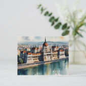 Carte Postale L'aquarelle de Budapest (Debout devant)