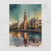 Carte Postale L'aquarelle de Buenos Aires (Devant)