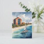 Carte Postale L'aquarelle de Cancun (Debout devant)