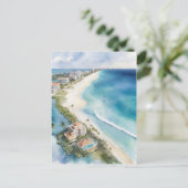 Carte Postale L'aquarelle de Cancun (Debout devant)