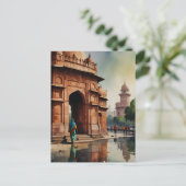 Carte Postale L'aquarelle de Delhi (Debout devant)
