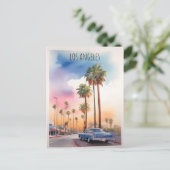 Carte Postale L'aquarelle de Los Angeles (Debout devant)