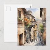 Carte Postale L'aquarelle de Tbilissi (Devant / Derrière)