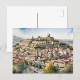 Carte Postale L'aquarelle de Tbilissi