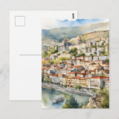 Carte Postale L'aquarelle de Tbilissi (Devant / Derrière)