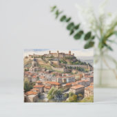 Carte Postale L'aquarelle de Tbilissi (Debout devant)