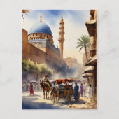 Carte Postale L'aquarelle du Caire (Devant)