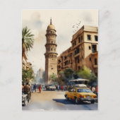 Carte Postale L'aquarelle du Caire (Devant)