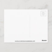 Carte Postale L'aquarelle Ranunculus et Iris (Dos)