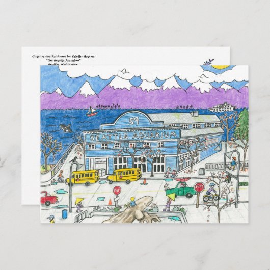 Carte Postale L'Aquarium de Seattle (Devant / Derrière)