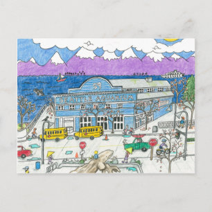 Carte Postale L'Aquarium de Seattle