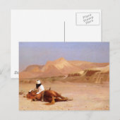 Carte Postale L'Arabe Et Sa Position (Devant / Derrière)
