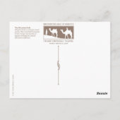 Carte Postale L'arabe monté (Dos)