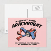 Carte Postale L'Arachrobat ! (Devant / Derrière)