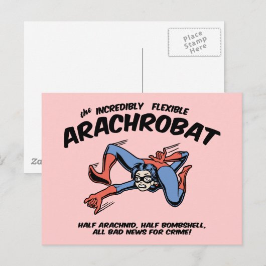 Carte Postale L'Arachrobat ! (Devant / Derrière)