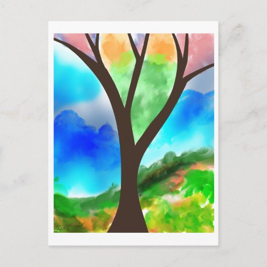 Carte Postale L'arbre (Devant)