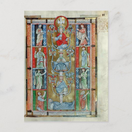 Carte Postale L'arbre de Jesse (Devant)