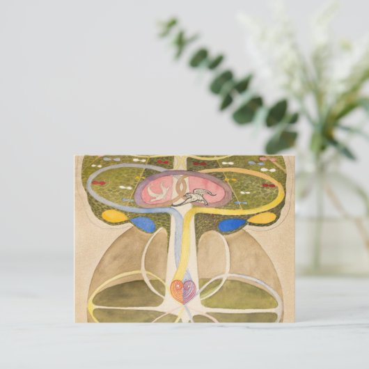 Carte Postale L'Arbre de la connaissance par Hilma af Klint (Debout devant)
