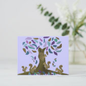Carte Postale L'arbre de l'écureuil (Debout devant)