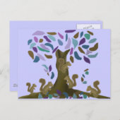 Carte Postale L'arbre de l'écureuil (Devant / Derrière)