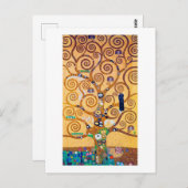 Carte Postale L'arbre de vie (détail), Klimt (Devant / Derrière)