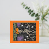 Carte Postale L'arbre d'Halloween (Debout devant)