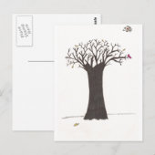 Carte Postale L'Arbre En Automne (Devant / Derrière)