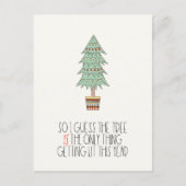 Carte Postale L'arbre est la seule chose qui s'illumine Funny 20 (Devant)