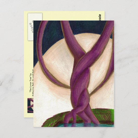 Carte Postale L'arbre lunaire (Devant / Derrière)