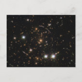 Carte Postale L'arc de rafales de rayons dans un amas de galaxie (Devant)