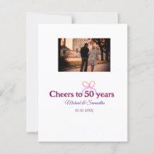 L'arc rose applaudit à 50 ans de mariage