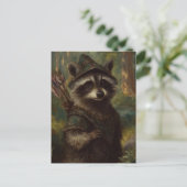Carte Postale L'Archer Raccoon (Debout devant)